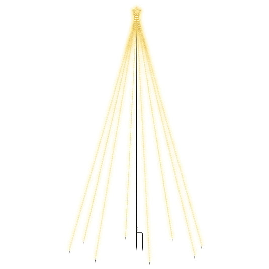 Vidaxl kerstboomverlichting waterval binnen buiten 400 led's 2,5 m