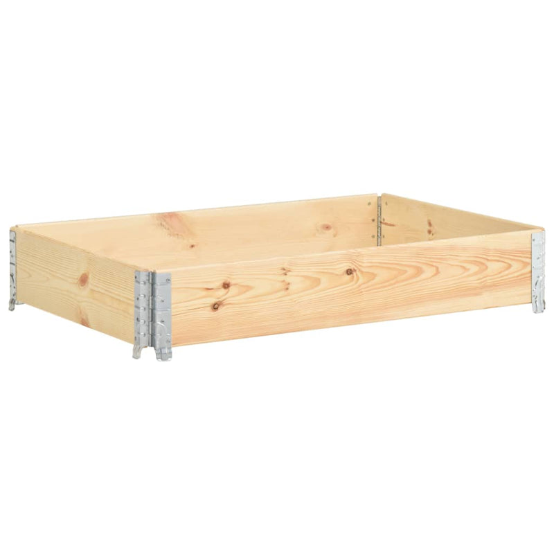 Load image into Gallery viewer, Vidaxl plantenbak verhoogd 80x120 cm massief grenenhout
