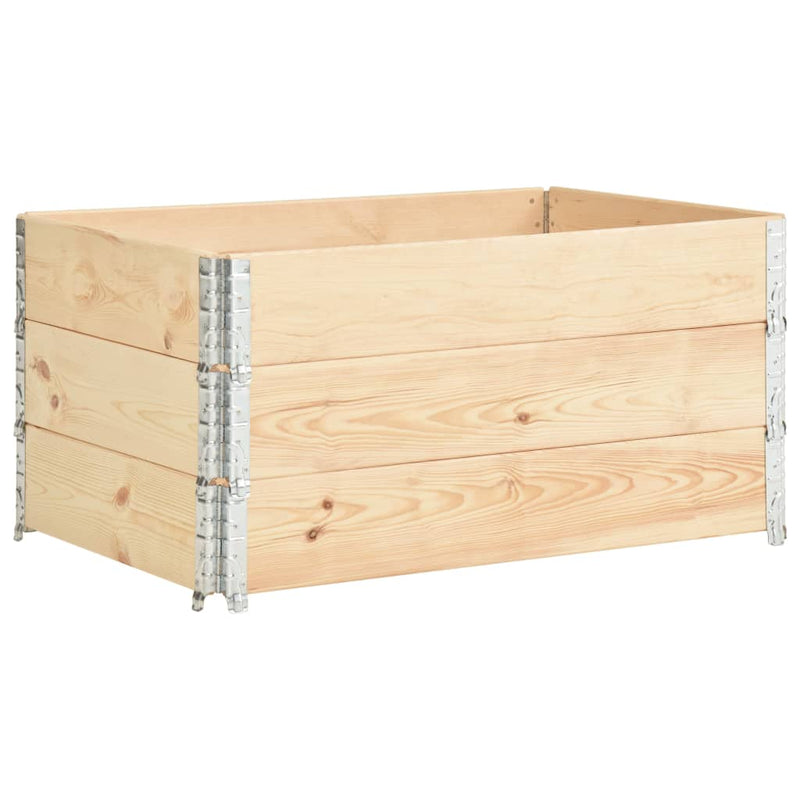 Load image into Gallery viewer, VidaXL 3 st Plantenbakken verhoogd 80x120 cm massief grenenhout
