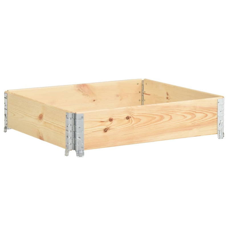 Load image into Gallery viewer, Vidaxl plantenbak verhoogd 100x100 cm massief grenenhout
