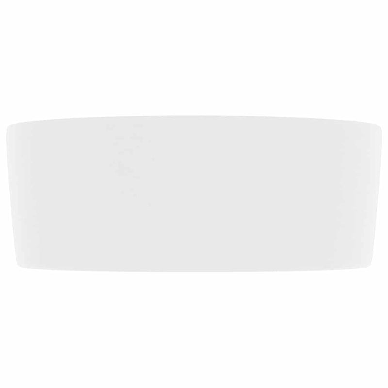 Chargez l'image dans la visionneuse de la galerie, Vidaxl wastafel rond 40x15 cm keramiek matwit
