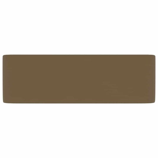 Vidaxl wastafel 41x30x12 cm keramiek matcrème