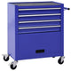 Vidaxl gereedschapswagen met 4 lades staal blauw