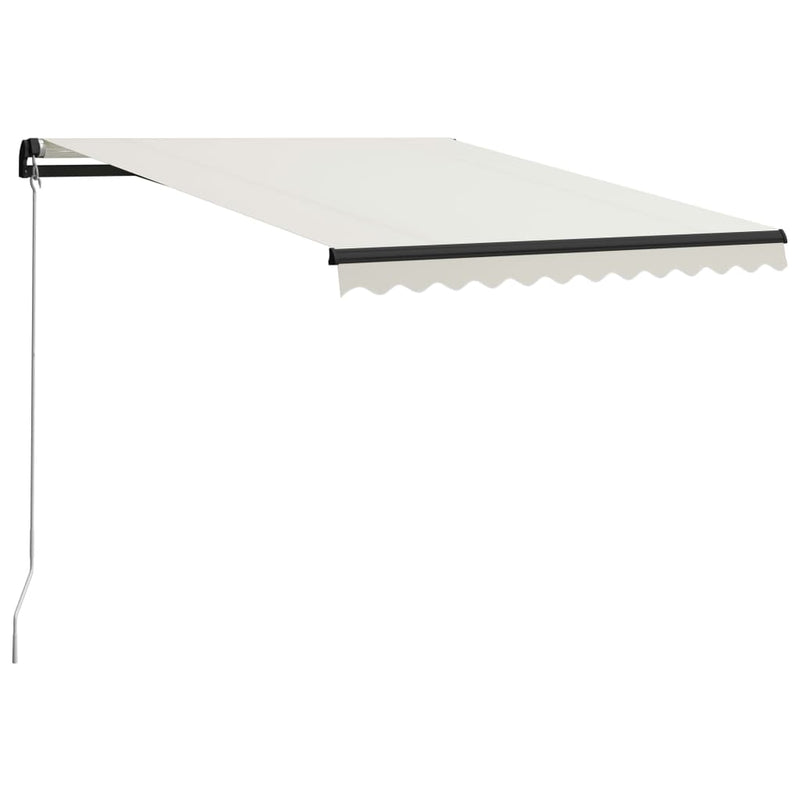 ギャラリービューアに画像をロードする, Vidaxl luifel handmatig uittrekbaar 300x250 cm crème
