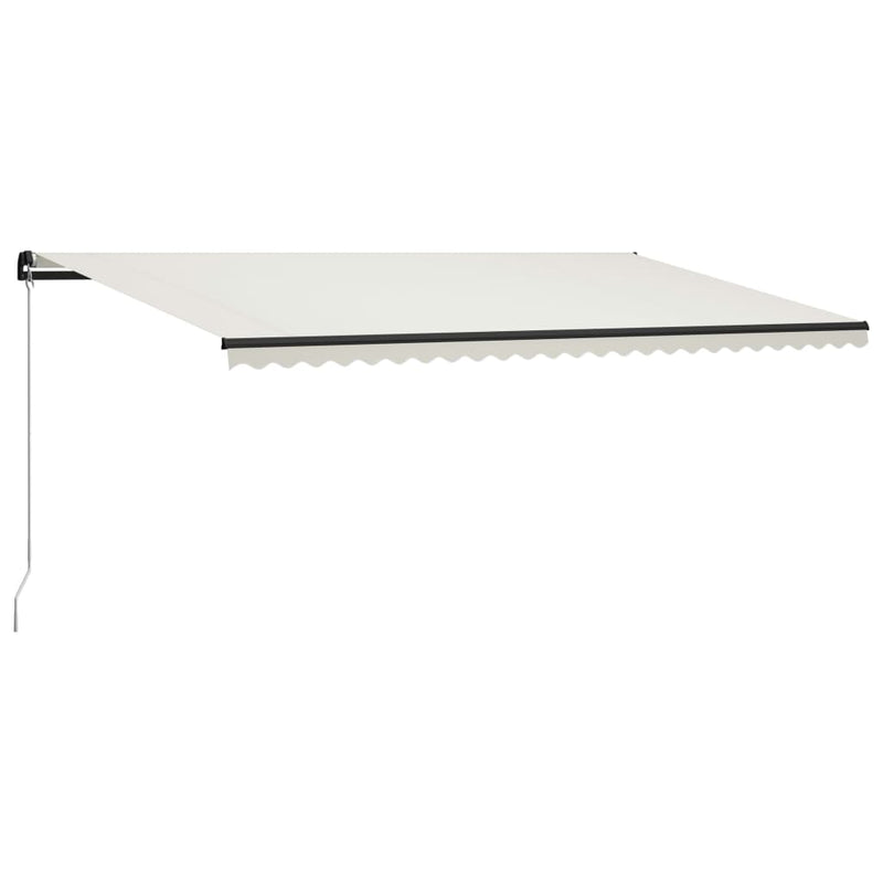 Afbeelding laden in galerijviewer, VidaXL Luifel handmatig uittrekbaar 600x300 cm crème
