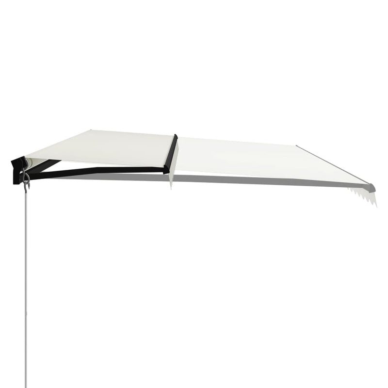 Afbeelding laden in galerijviewer, VidaXL Luifel handmatig uittrekbaar 600x300 cm crème
