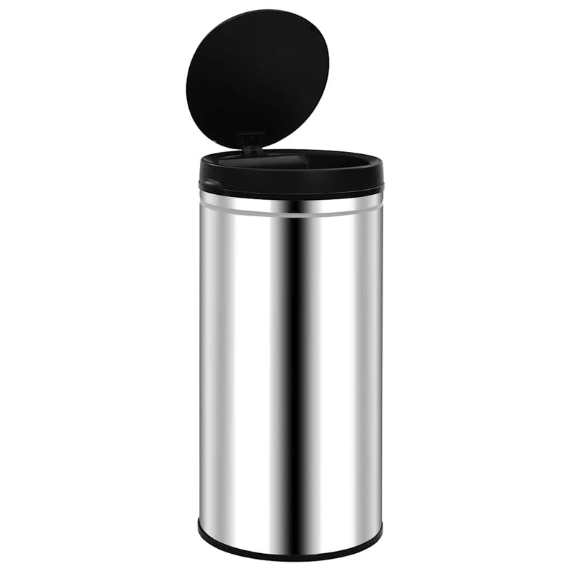 Load image into Gallery viewer, Vidaxl prullenbak met automatische sensor 70 l roestvrij staal
