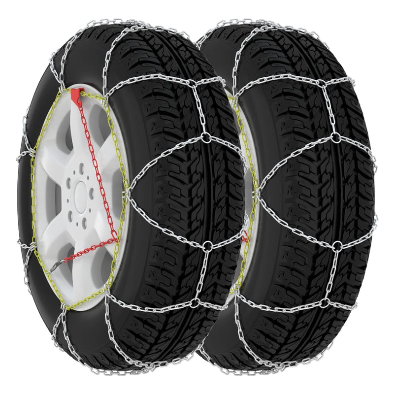 Load image into Gallery viewer, Vidaxl sneeuwkettingen 2 st 16 mm suv 4x4 maat 390
