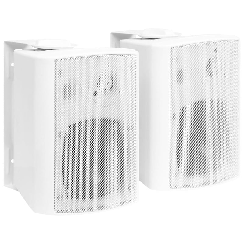 Load image into Gallery viewer, VidaXL Stereoluidsprekers wandgemonteerd 2 st 80 W wit
