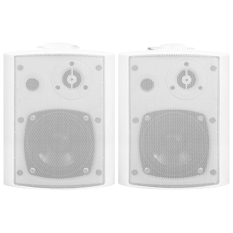 Load image into Gallery viewer, VidaXL Stereoluidsprekers wandgemonteerd 2 st 80 W wit

