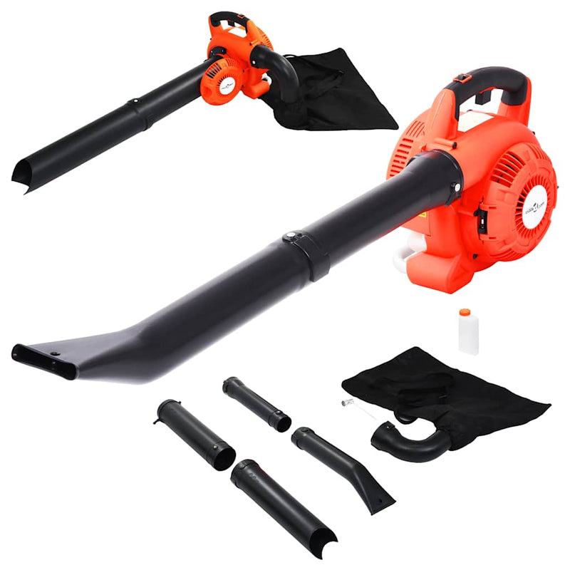 Load image into Gallery viewer, Vidaxl bladblazer 3-in-1 benzine 26 cc oranje
