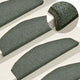 Vidaxl trapmatten 15 st 65x24x4 cm donkergroen halfrond groot