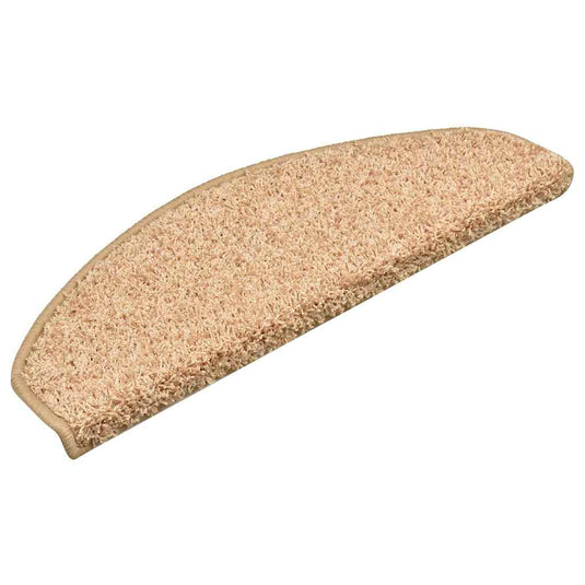 Vidaxl trapmatten 15 st 65x21x4 cm goud halfrond groot