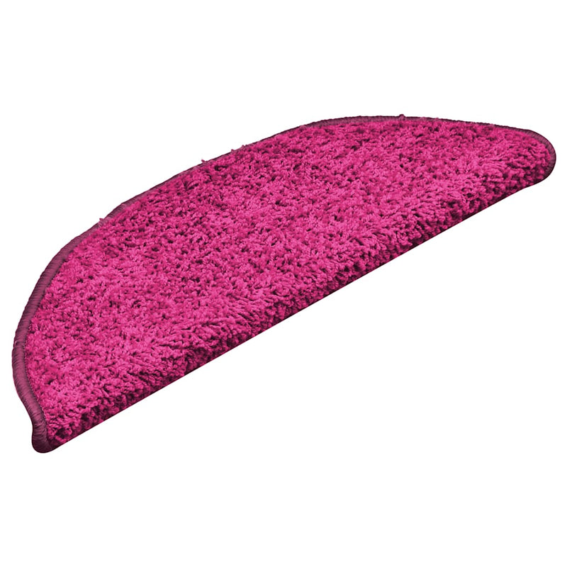 Load image into Gallery viewer, Vidaxl trapmatten 15 st 56x17x3 cm roze halfrond
