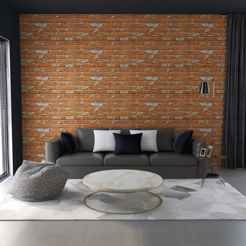 Load image into Gallery viewer, Vidaxl 10 st wandpanelen 3d lichtbruine baksteen eps
