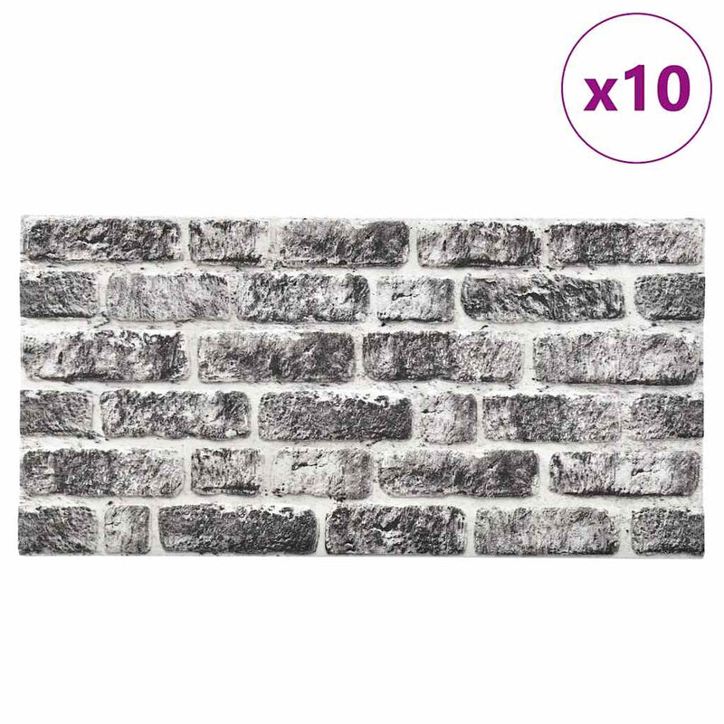 Load image into Gallery viewer, Vidaxl 11 st wandpanelen 3d donkergrijze baksteen eps
