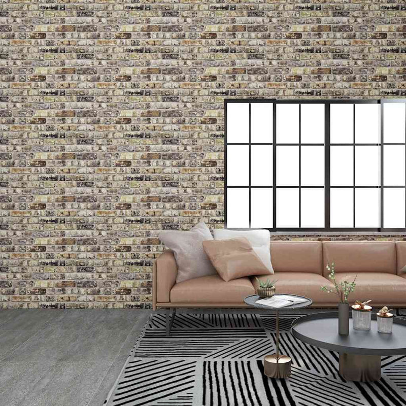 Load image into Gallery viewer, Vidaxl 10 st wandpanelen 3d meerkleurige baksteen eps
