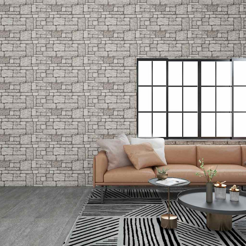 Load image into Gallery viewer, Vidaxl 10 st wandpanelen 3d grijze baksteen eps

