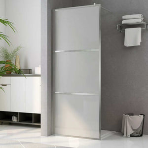 Vidaxl inloopdouchewand mat 90x195 cm esg-glas