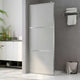 Vidaxl inloopdouchewand mat 90x195 cm esg-glas