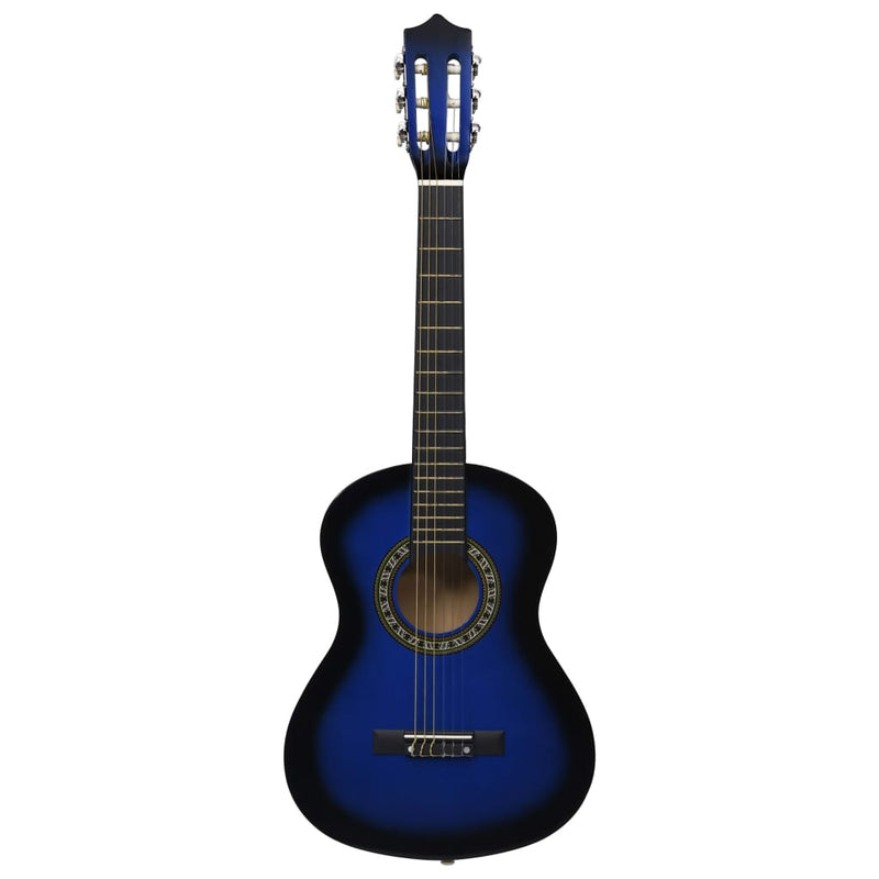 Load image into Gallery viewer, Vidaxl gitaar klassiek beginner kinderen met tas 1 2 34 blauw
