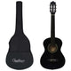 Vidaxl gitaar klassiek beginner kinderen met tas 1 2 34 zwart