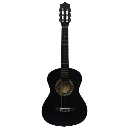 Vidaxl gitaar klassiek beginner kinderen met tas 1 2 34 zwart