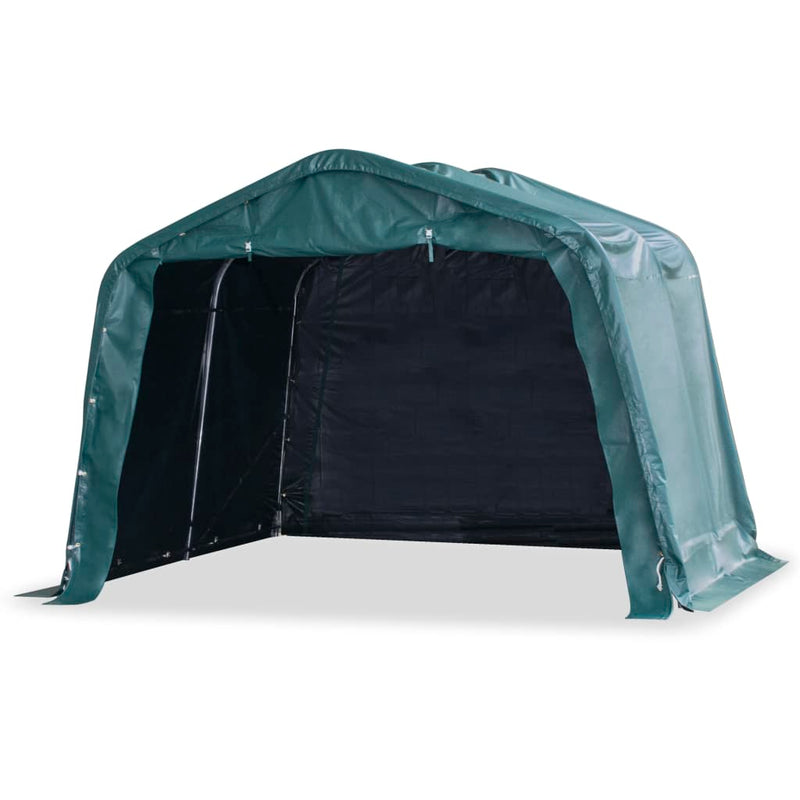 Load image into Gallery viewer, VidaXL Veetent verwijderbaar 550 g m² 3,3x3,2 m PVC donkergroen
