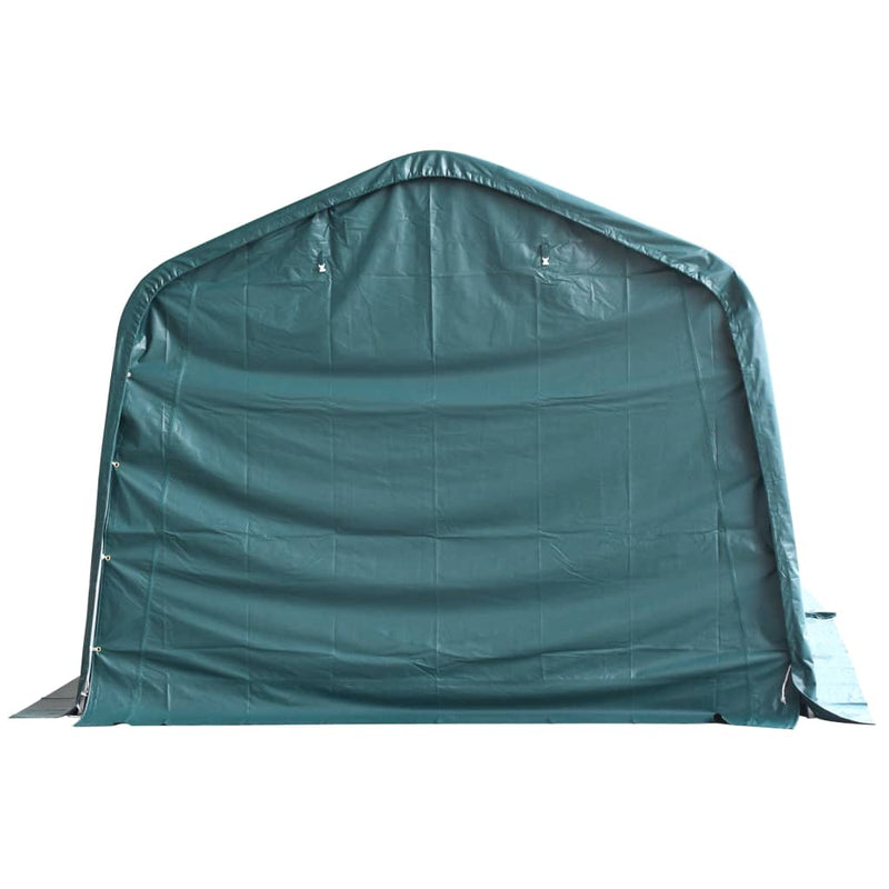 Load image into Gallery viewer, VidaXL Veetent verwijderbaar 550 g m² 3,3x4,8 m PVC donkergroen
