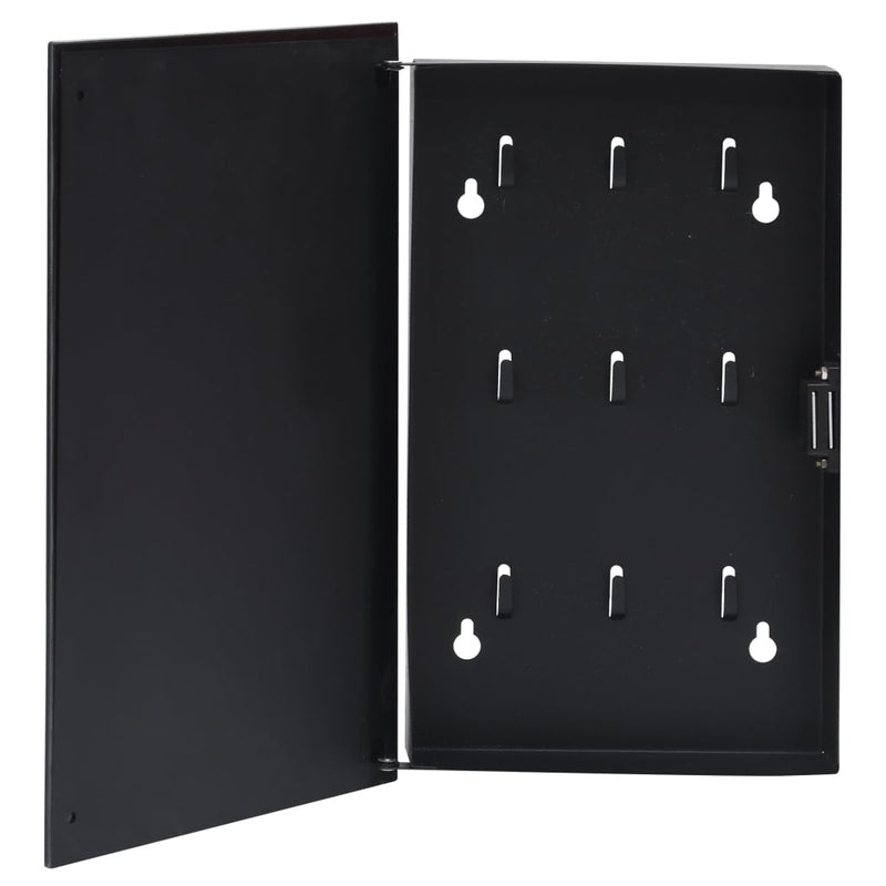 Load image into Gallery viewer, VidaXL Sleutelkast met magneetbord 30x20x4 cm zwart
