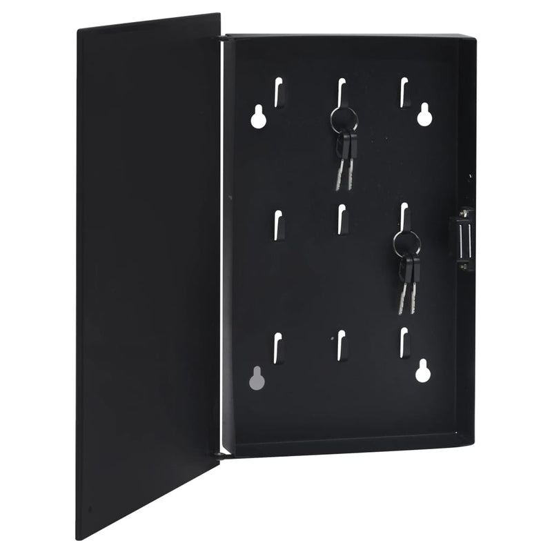Load image into Gallery viewer, VidaXL Sleutelkast met magneetbord 30x20x4 cm zwart
