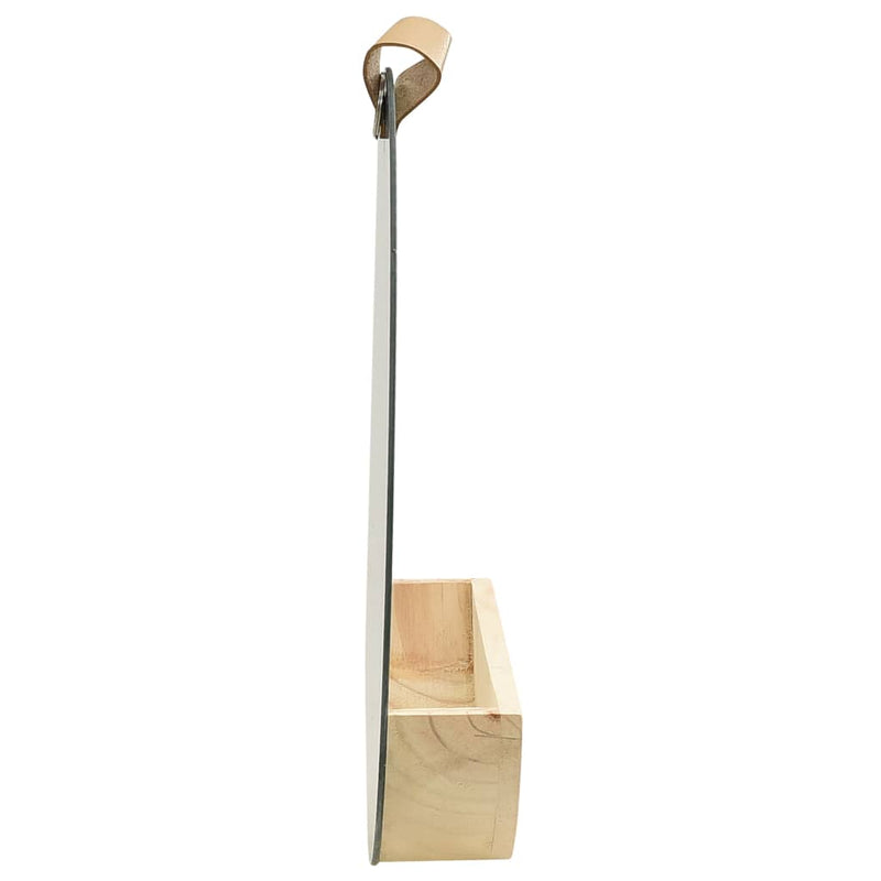 Load image into Gallery viewer, VidaXL Wandspiegel 35 cm massief grenenhout
