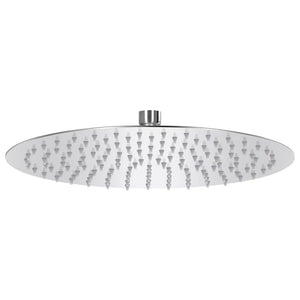 Vidaxl regendouchekop rond 30 cm roestvrij staal 304