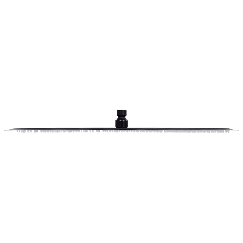 Load image into Gallery viewer, Vidaxl regendouchekop rond 50 cm roestvrij staal zwart
