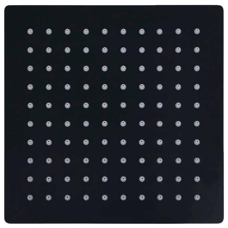 Load image into Gallery viewer, Vidaxl regendouchekop vierkant 20x20 cm roestvrij staal zwart
