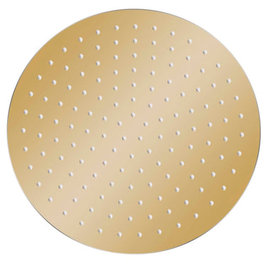 Vidaxl regendouchekop rond 30 cm roestvrij staal goudkleurig