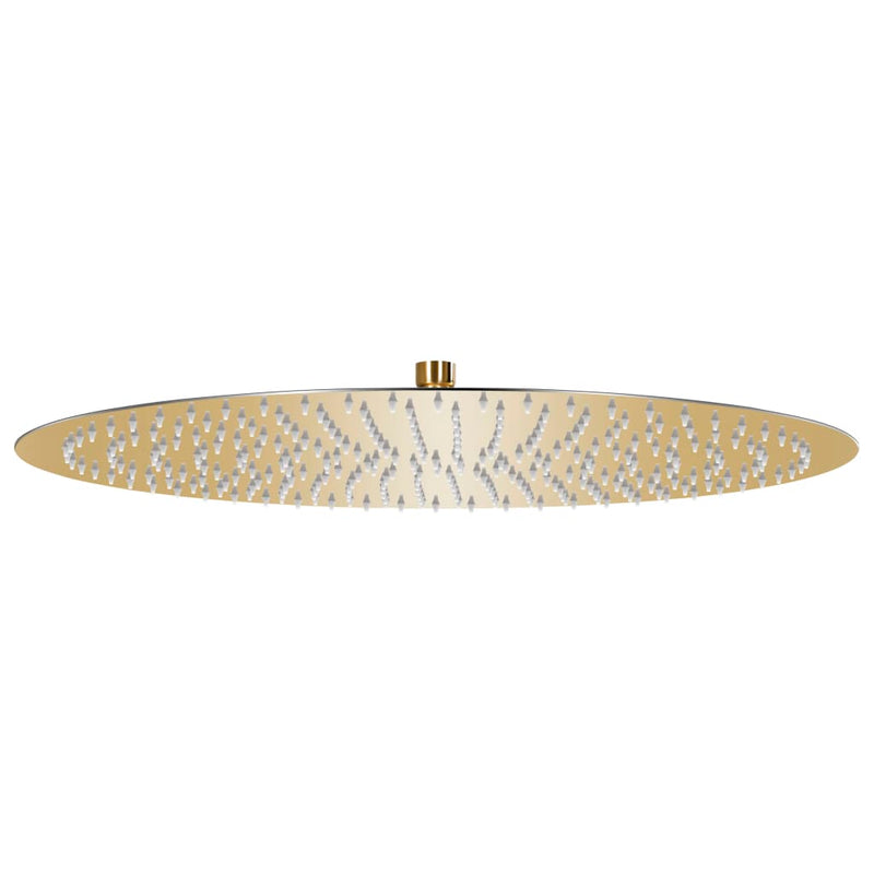 Load image into Gallery viewer, Vidaxl regendouchekop rond 50 cm roestvrij staal goudkleurig
