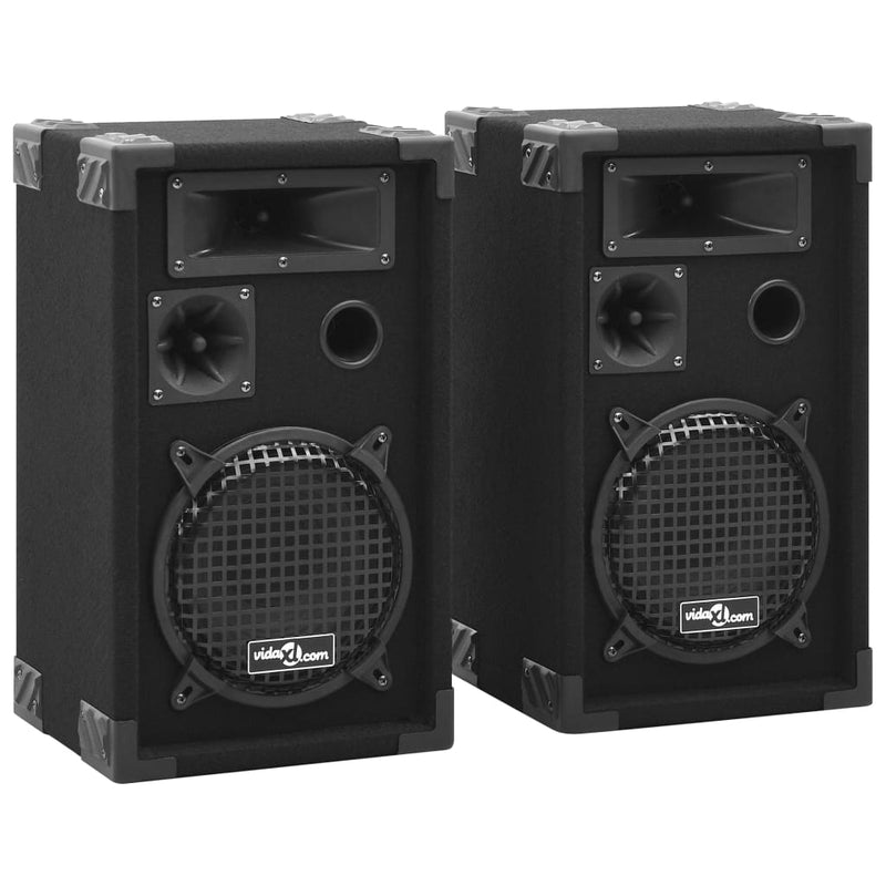 Load image into Gallery viewer, Vidaxl hifi-podiumluidsprekers 2 st passief professioneel 800 w zwart
