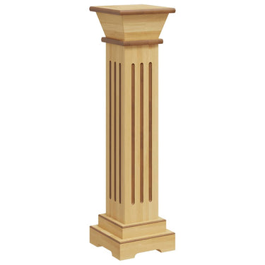 Vidaxl plantenstandaard klassieke zuil vierkant 17x17x66 cm mdf hout