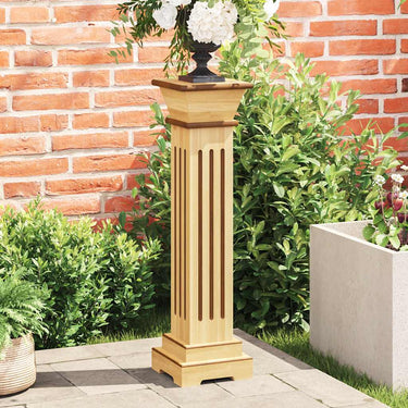 Vidaxl plantenstandaard klassieke zuil vierkant 17x17x66 cm mdf hout