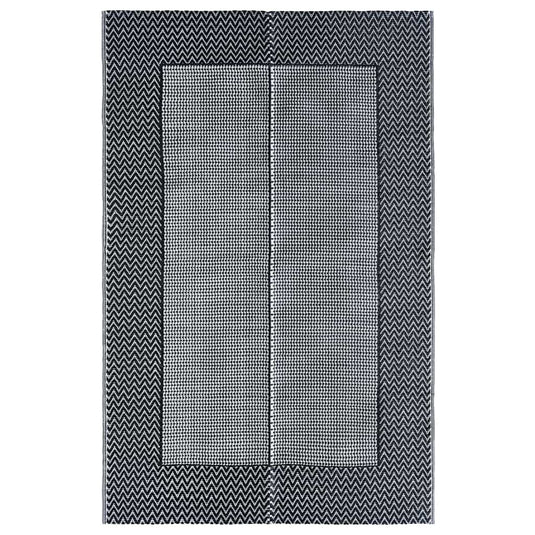 Vidaxl buitenkleed arakil 120x180 cm pp grijs