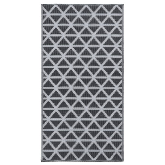 Vidaxl buitenkleed arakil 120x180 cm pp zwart