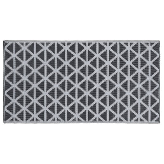 Vidaxl buitenkleed arakil 160x230 cm pp zwart