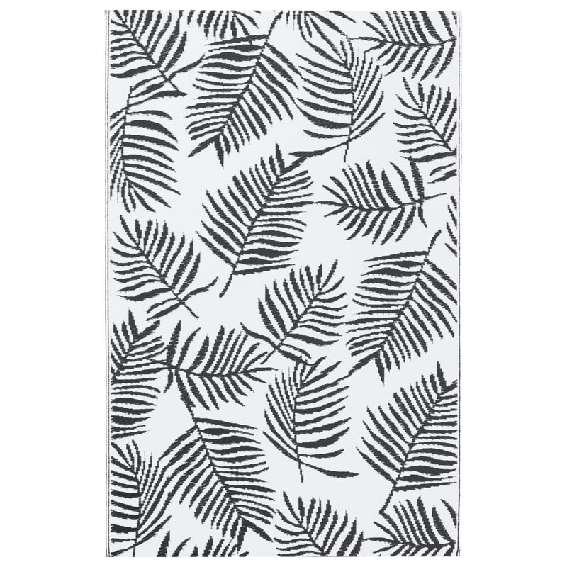Load image into Gallery viewer, Vidaxl buitenkleed arakil 120x180 cm pp wit en zwart
