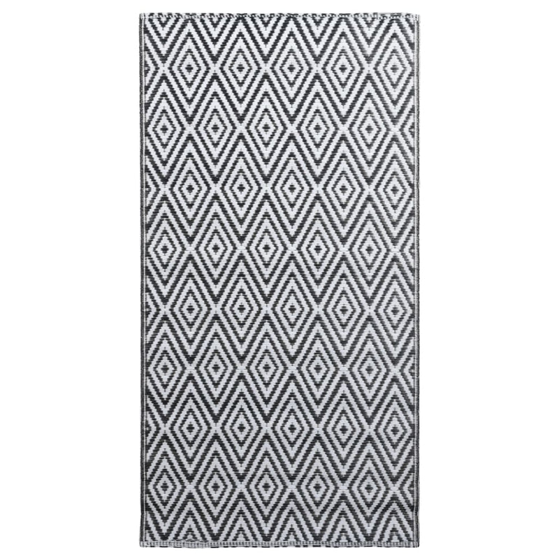 Load image into Gallery viewer, Vidaxl buitenkleed arakil 120x180 cm pp wit en zwart
