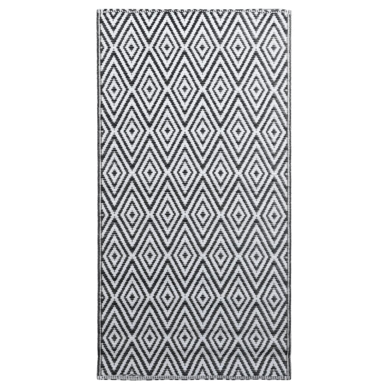 Load image into Gallery viewer, Vidaxl buitenkleed arakil 160x230 cm pp wit en zwart
