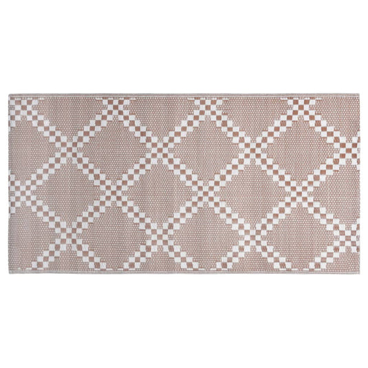 Vidaxl buitenkleed arakil 80x150 cm pp bruin