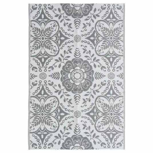 Vidaxl buitenkleed arakil 190x290 cm pp lichtgrijs