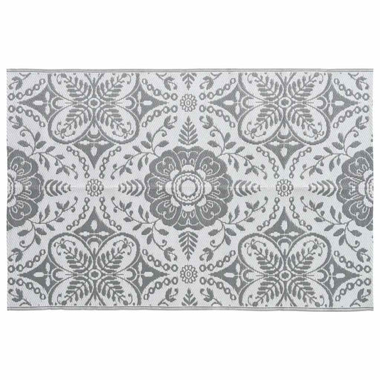 Vidaxl buitenkleed arakil 190x290 cm pp lichtgrijs