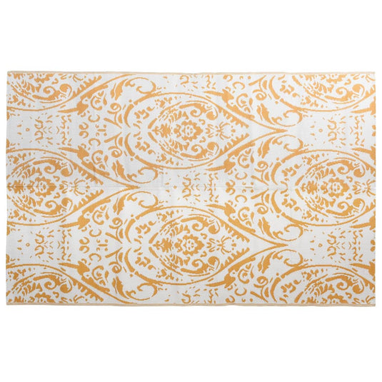 Vidaxl buitenkleed arakil 190x290 cm pp oranje en wit